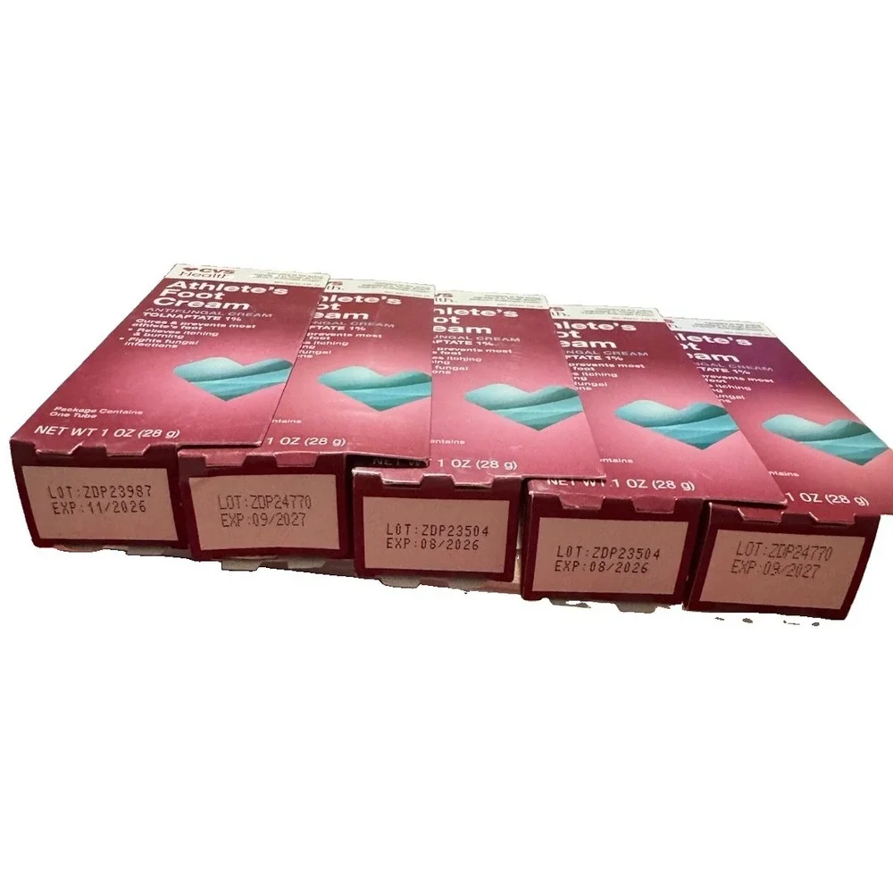 CVS Athlete's Foot Cream Lot Of 5 Tolnaftate 1% 1 Oz *See All Expiration Dates*